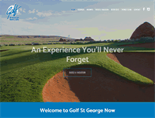 Tablet Screenshot of golfstgeorgenow.com